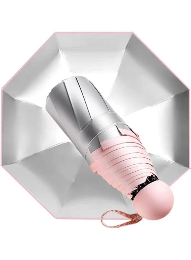 Small Sun Protection UV Umbrella Gen 2, UPF 50+ Silver Reflective Coating Compact Travel Umbrella - Image 3